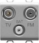 Gewiss Priza 2M TV/FM/SAT directa Gewiss Chorus GW14382 (GW14382)