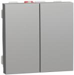 Schneider Electric Intrerupator dublu 10A 2m Schneider Noua Unica NU321130 (NU321130)