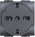 Legrand Priza 2 module 16A standard german/italian Bticino Living Light L4140/16F (L4140/16F)