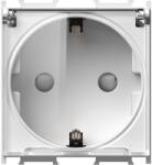 TEM Modul Priza SCHUKO+capac 1P 16A ST IP20 alb (TEM-VM11PT-B)
