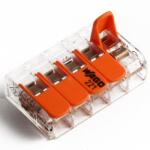 WAGO Set 10 cleme cu maneta 4mm2 5 pini max. 32A Wago 221-415 (221-415)