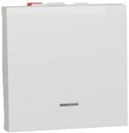 Schneider Electric Intrerupator revenire 10A 2 module indicator luminos Schneider Noua Unica NU320618N (NU320618N)