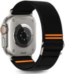 Tech-Protect Nylon Slip Apple Watch 6 / 7 / 8 / 9 / 10 / Se / Ultra 1 / 2 (44 / 45 / 46 / 49 mm) Fekete szíj