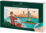 Faber-Castell Cutie 12 markere pitt artist pen cities new york Faber-Castell FC267135, 12 culori (FC267135)