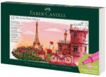 Faber-Castell Cutie 12 markere pitt artist pen cities paris Faber-Castell FC267136, 12 culori (FC267136)