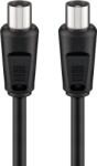 Goobay 68148 Koax antenna kábel 2.5m - Fekete (68148) (68148)