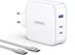UGREEN USB-A+2USB-C 140W fehér hálózati töltő (USB-A+2USB-C) (USB-A+2USB-C)