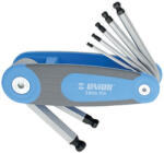 Unior Set chei hexagonale in L Unior 220/3SFH, cap sferic, 2, 5-10mm, 7 piese (UN617147) - constructii-mag Cheie imbus