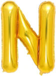  Maxee születésnapi lufi, N betű, arany, 40 cm