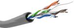 Goobay U/UTP CAT6 Installációs kábel 305m - Szürke (95695) (95695)
