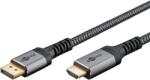 Goobay 65270 DisplayPort 1.2 - HDMI 2.0 Kábel 3m - Szürke (65270) (65270)