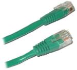 XtendLAN UTP Cat5e RJ45 Patch kábel 1.5m - Zöld (PK_5UTP015GREEN) (PK_5UTP015GREEN)