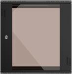 Extralink Premium 19" Fali rack szekrény 12U 600x450mm - Fekete (EX. 39342) (EX.39342)