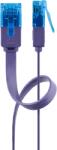 Goobay U/UTP CAT6a Lapos patch kábel 2m - Ibolya (96324) (96324)