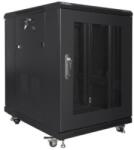 Lanberg Lanbert 19" Álló rack szekrény 15U 600x800mm - Fekete (FF01-6815-23B)