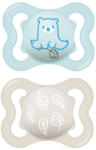 MAM Supreme szilikon játszócumi 0 hó+, 2 db (fiús)