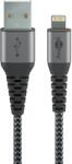 Goobay 49267 USB-A apa - Lightning apa 2.0 Adat és töltőkábel - Fekete/Szürke (0.5m) (49267) (49267)