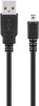 Goobay 93972 USB-A apa - USB-A apa 2.0 Adat és töltő kábel - Fekete (1.8m) (93972) (93972)