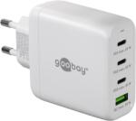 Goobay 64822 USB-A / 3x USB-C Hálózati töltő - Fehér (65W) (64822) (64822)