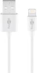 Goobay 72909 Lightning apa - USB-A apa 2.0 Adat és töltő kábel 3m - Fehér (72909) (72909)