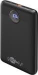 Goobay 65868 Kompakt 10.000 mAh Powerbank - Fekete (65868) (65868)