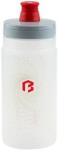 BikeFun Ride'n'Roll műanyag kulacs, 550 ml, csavaros, Elite, átlátszó vonalmintás
