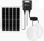 Aigostar B. V. Aigostar - Napelemes LED lámpa 2xLED/70W/12V 12000 mAh 6500K átm. 20, 5 cm B1020135H (AI2010)