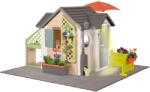 Smoby Házikó kis kertész részére komplett alap felszereléssel Garden House Life Smoby kivételesen bővíthető és virágtartók 24 hó-tól (SM810255-T)