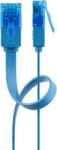 Goobay U/UTP CAT6a Lapos patch kábel 0.5m - Kék (96295) (96295)