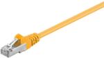 Goobay F/UTP CAT5e Patch kábel 1.5m - Sárga (95534) (95534)