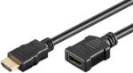 Goobay 61310 High Speed HDMI 2.0 - HDMI 2.0 Hosszabító Kábel 3 m - Fekete (61310) (61310)