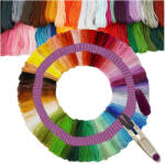 Maaleo Hímzőfonal készlet - 150 színű Floss hímzőkészlet 25662