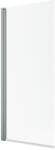 Radaway Nes Brushed Nickel PNJ I szálcsiszolt króm kádparaván 60 átlátszó balos (10011060-91-01L)