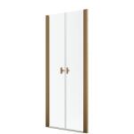 Radaway Nes Brushed Copper DWD I szálcsiszolt réz zuhanyajtó 120 átlátszó (10027120-93-01)