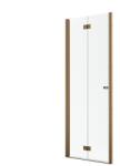 Radaway Nes Brushed Copper DWB szálcsiszolt réz zuhanyajtó 70 átlátszó jobbos (10029070-93-01R)