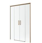 Radaway Idea Brushed Copper DWD szálcsiszolt réz zuhanyajtó 150 átlátszó (387125-93-01)