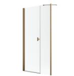 Radaway Nes Brushed Copper DWS szálcsiszolt réz zuhanyajtó 90 átlátszó balos (10028090-93-01L)
