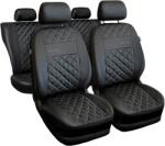 AUTO-DEKOR Huse auto universale Perfect Line din piele ecologică cu cusături argintii potrivite pentru MERCEDES B-CLASS