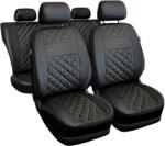AUTO-DEKOR Huse auto universale Perfect Line din piele ecologică cu cusături bej potrivite pentru MAZDA CX-3