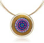  ZEMA Sivatag Aranya pink porcelán medál 9413-0009/Pink