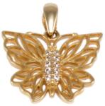 Ékszershop Köves pillangó arany medál (1314162)