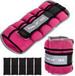 MOVIT Neoprén fényvisszaverő terhelő súly 2 x 1 kg rózsaszín (20040984) - gorillasports