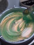 Kievskaya Freeze Gel Pool Party - Gel Builder Turcoaz Lichid cu Efect Sclipici Fin (FREEZE-PP)