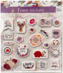 CCG Színes Flowers szivacs matrica 22 db-os (CCG097172D)