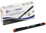 BLUERING Rostirón, tűfilc alkoholos 1mm, OHP Bluering® M piros (BR200308) - officefirst