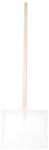 Anro Tool Hólapát műanyag 400mm fehér 120cm fa nyéllel (0381)