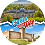 Ajándékgyár Fém hűtőmágnes Gyula - Almásy-kastély és vár (KS20)