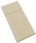 Pack Service Evőeszköztartós textilhatású szalvéta 40x32 cm 1/8 hajtású 50 lap/csomag - homok