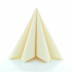 Mank textilhatású szalvéta 40x40 cm 50 lap/csomag - krém