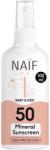 Naïf Spray cu protectie solara minerala SPF 50 - Bebelusi si copii - 100 ml - Naïf